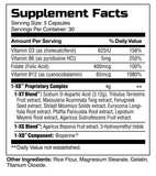 1-XD™,By  FORZAONE Performance Nutrition Supplement Facts
