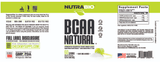 NutraBio Bcaa Natural unflavored - Nutrishop Boca