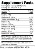 Whey Protein Isolate Natural Unflavored - Nutrishop Boca
