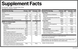 FORZAONE PERFORMANCE NUTRITION RENOV8 MID STIM SUPPLEMENT FACTS IMAGE AVAILABLE EXCLUSIVELY AT NUTRISHOP