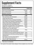 NUTEK NUTRITION HEART FORMULA SUPPLEMENT FACTS IMAGE AVAILABLE EXCLUSIVELY AT NUTRISHOP