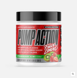 WRKETHIC SUPPLEMENTS PUMPACTION FULLY LOADED STRAWBERRY KIWI BOTTLE IMAGE EXCLUSIVELY AT NUTRISHOP