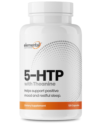 5-HTP with Theanine, By Elemental Health sciences only at Nutrishop Boca Raton. 