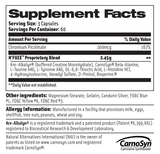 CELLSHOCK RESEARCH N'FUZE SUPPLEMENT FACTS IMAGE AVAILABLE EXCLUSIVELY AT NUTRISHOP