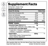 EVOCHEM NUTRITION EVO9INE SUPPLEMENT FACTS IMAGE AVAILABLE EXCLUSIVELY AT NUTRISHOP