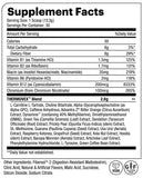 EVOCHEM NUTRITION THERMOVEX 150 SUPPLEMENT FACTS IMAGE AVAILABLE EXCLUSIVELY AT NUTRISHOP