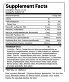 EVOCHEM NUTRITION THERMOVEX SUPPLEMENT FACTS BOTTLE IMAGE AVAILABLE EXCLUSIVELY AT NUTRISHOP