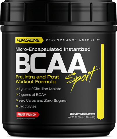 BCAA SPORT™ Fruit Punch By FORZAONE Performance Nutrition