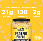 Protein Puffs Garlic Parmesan - Nutrishop Boca 