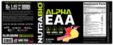 Alpha EAA 30 Servings Strawberry Lemon Bomb Supplement facts 