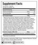 NUTEK NUTRITION GUT FORMULA SUPPLEMENT FACTS IMAGE AVAILABLE EXCLUSIVELY AT NUTRISHOP