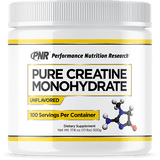PERFORMANCE NUTRITION RESEARCH PURE CREATINE MONOHYDRATE BOTTLE IMAGE AVAILABLE EXCLUSIVELY AT NUTRISHOP