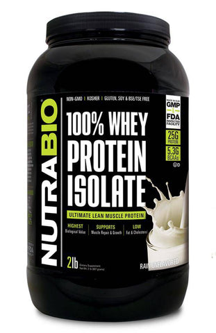 Whey Protein Isolate Natural Unflavored - Nutrishop Boca 